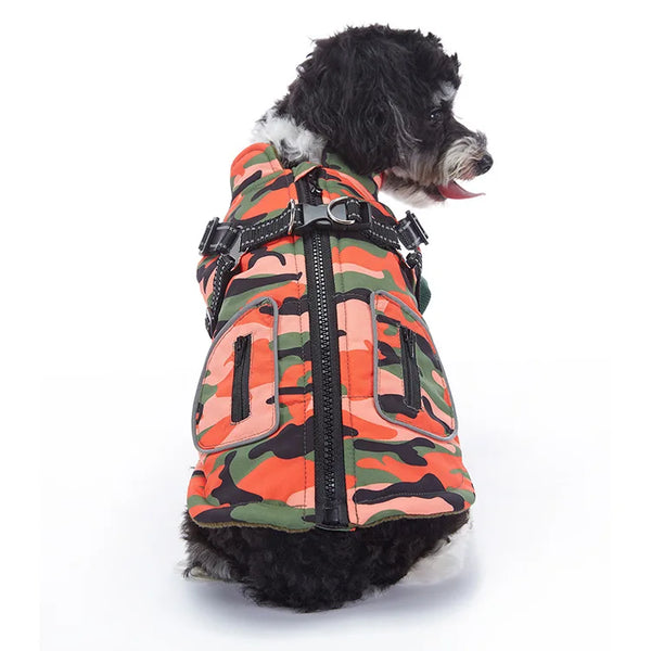 Puppy Clothes Winter Dog Coat Jacket for Small Medium Dog Reflective Costume Pet Apparel Chihuahua French Bulldog Pug Outfits