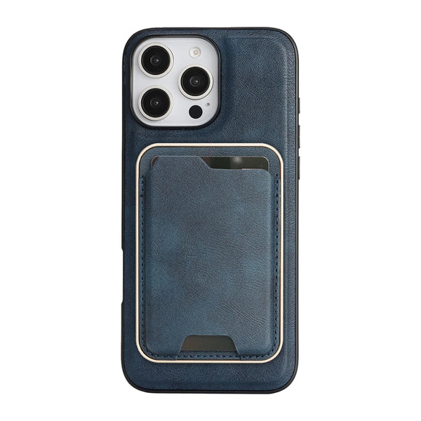 2 in 1 Leather Case For Iphone 17 16 ProMax 15 Plus 14 Pro Max 13 12 16e Magsafe Ultra Thin Magnetic Card Slot Bag Phone Cover