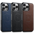 SUTENI Wireless Charging Phone Case Luxury PU Leather Magnet For iPhone 17 Pro Max 16 Plus 15 14 13 12