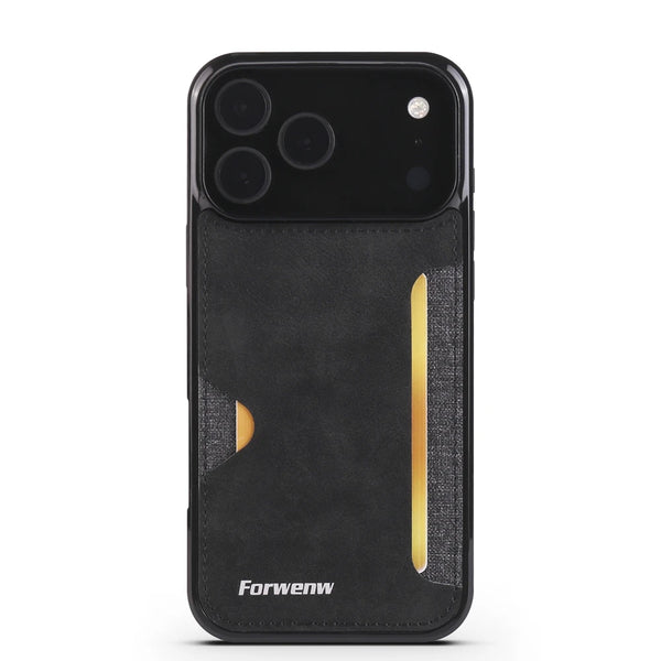 Leather Case For Iphone 17 Air 16 Promax 15 Plus 14 Pro Max 13 12 mini 11 Iphone17 Iphone16 Card Slots Cards Holder Phone Cover