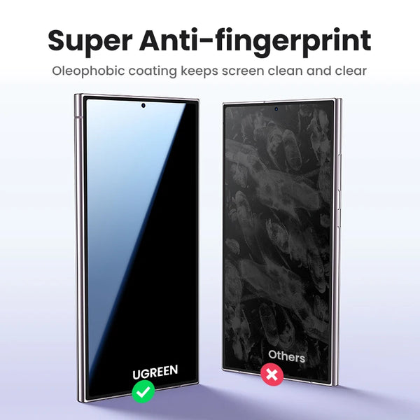 UGREEN Screen Protector for Samsung Galaxy S24 Ultra Glass Film for Samsung S24 S25 Ultra S24Ultra Protective Films HD 1/2PCS