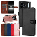 Flip Wallet Case for iphone 17 Promax Air 16 Plus 15 Pro max 14 Pro 13 12 Kickstand Cards Slots Cash Holder Leather Phone Cover