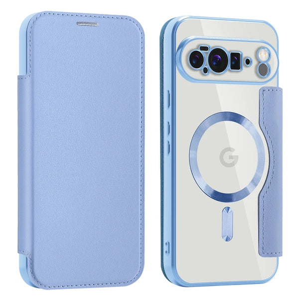 PU Leather Flip Case for Google Pixel 7A 8A 9 10 Pro 9A XL Magnetic Wallet Case Cards Slot Holder Wireless Charging Phone Cover