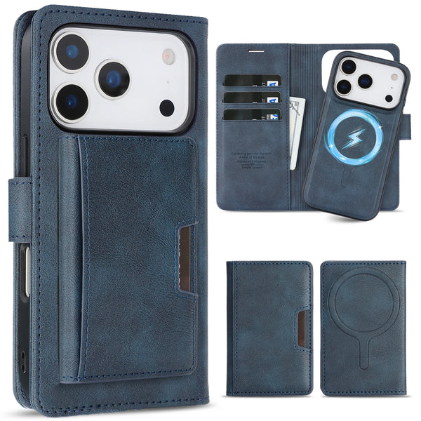 3-in-1 50% off Leather Wallet magnetic Flip back Case For iPhone 17 Promax Air 16 Pro Max 15 Plus 14 13 12 For Samsung Galaxy S25 S26 Ultra S24 Plus S23 S24