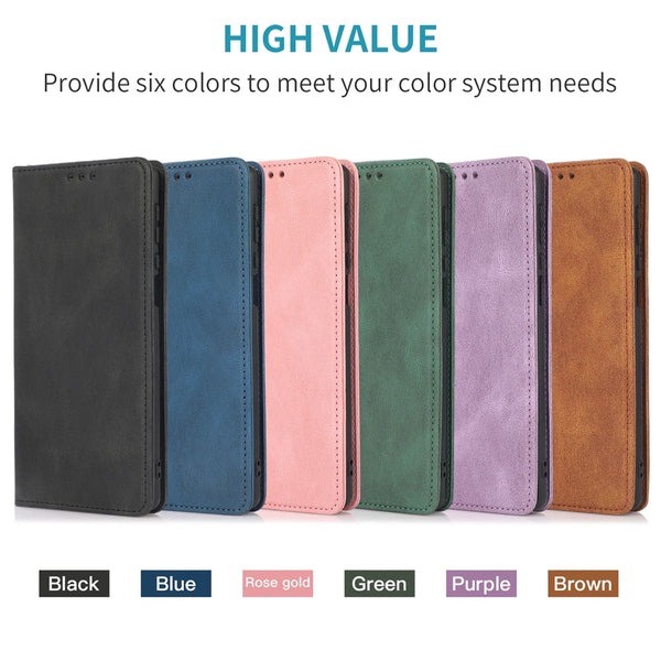 Leather Flip Case For iphone 17 Promax Air 16 Pro Max 15 Plus 14 13 12 Wallet Kickstand Cash Cards Slots Holder Phone Cover