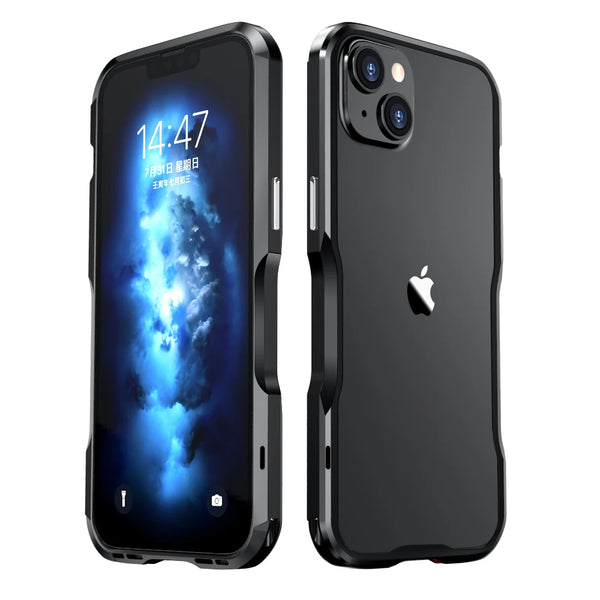 Metal Frame For iphone 17 16e 16 15 14 13 11 Pro Max Aluminum Alloy Case Bumper 12 Mini X Xs XR SE2020 7 8 Plus Shockproof Cover