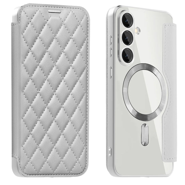 Wireless Charging Leather Case for Samsung Galaxy A05 A05S A07A06 A15 A16 A17 A26 A35 A36 A55 A56 Card Slots Holder Phone Cover