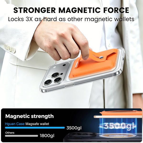 Magnetic Card Bag Cards Holder for iPhone 17 16 15 14 13 Pro Max Samsaung S26 S25 S24 Ultra Google Pixel Xiaomi Huawei Phone