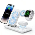 30W Fast Wireless Charger Stand Pad Foldable Fast Charging Station Dock for iPhone 17 16 15 14 13 12 Pro Max Apple Watch Airpods