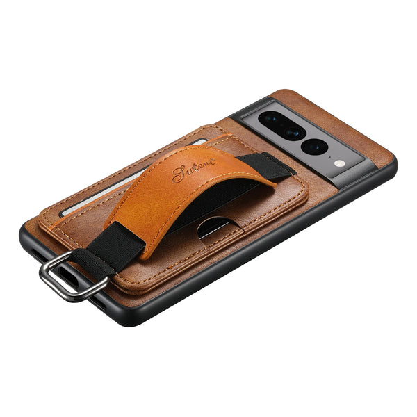 SUTENI Faux Leather Wallet Phone Case For Google Pixel 6 6a 7 7a 8A Pro Card Slot Holder Cover