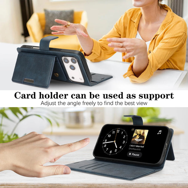 3-in-1 50% off Leather Wallet magnetic Flip back Case For iPhone 17 Promax Air 16 Pro Max 15 Plus 14 13 12 For Samsung Galaxy S25 S26 Ultra S24 Plus S23 S24