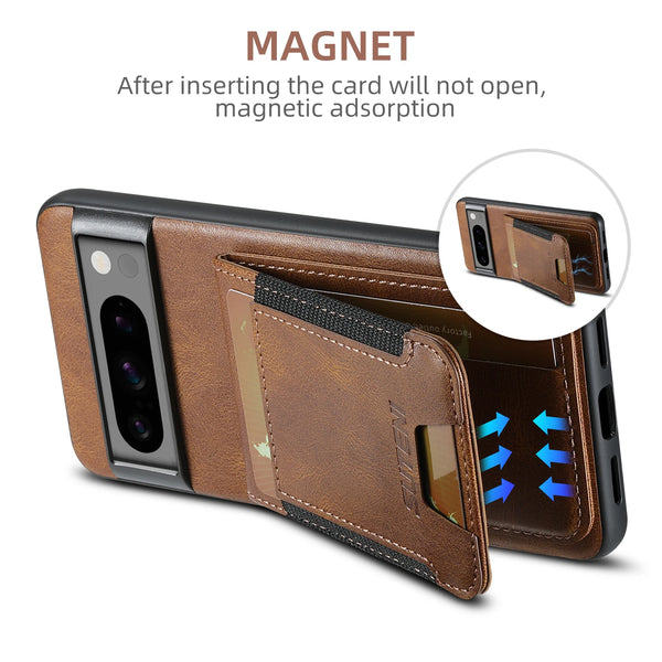 SUTENI Flip Leather Phone Cases Wallet Card Hoder Magnetic Cover Case For Google Pixel 8 7 6 Pro 6A 7A 8A