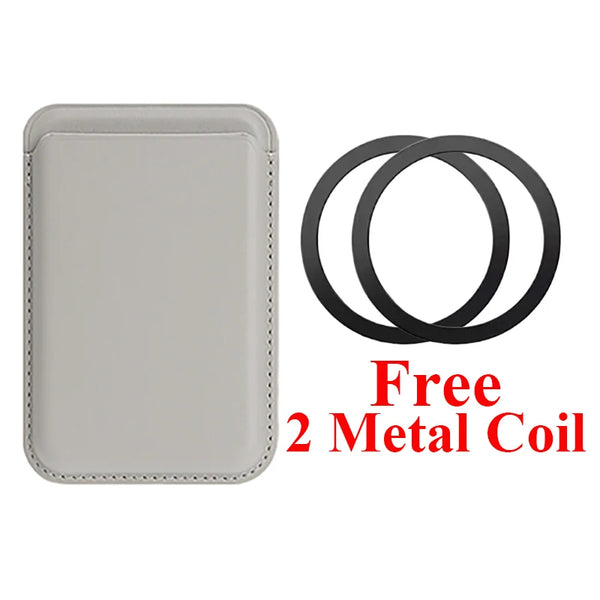 Magnetic Cards Holder Bag For iphone 17 16 15 14 13 12 Samsung Google Xiaomi Oppo Vivo Oneplus All Smart phone Cards Slots