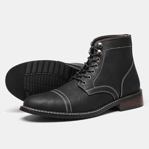 Mens Vintage Casual Leather Boots