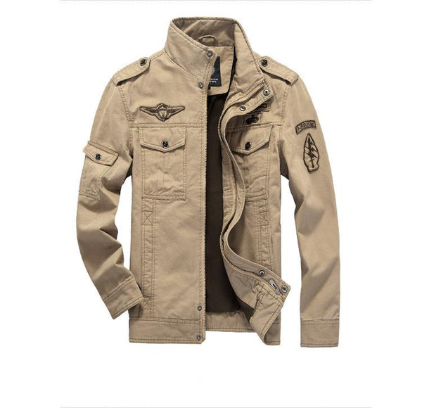 Men's Jacket Military Cargo Plus-size Casual Coat