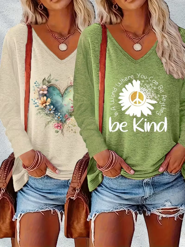 Packaged Women's Short-sleeve And Long-sleeve T-shirts
