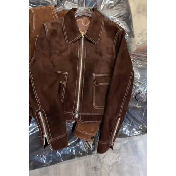 Women's Autumn Long Sleeve Maillard Jacket