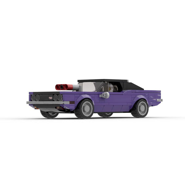Building Blocks Assembling Building Blocks Creative Speed 8 Grid Car Series 1970 Dodge