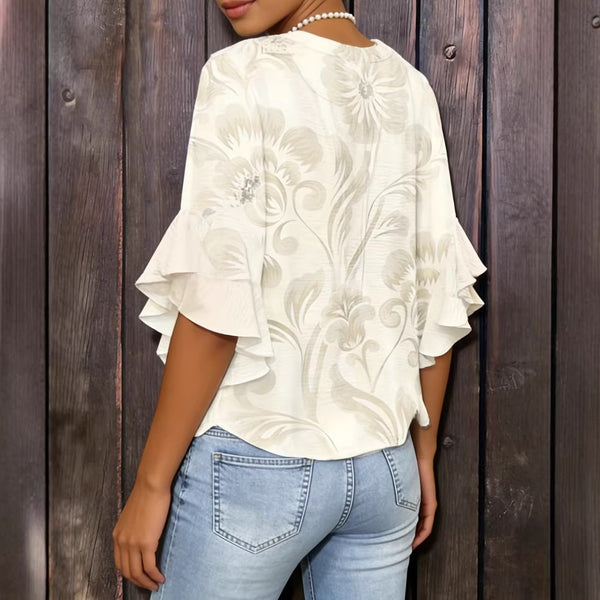 European And American-style Elegant Women's T-shirt
