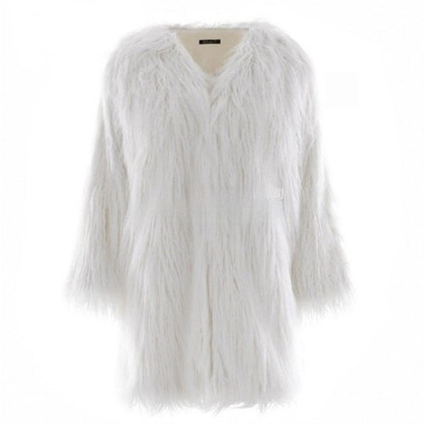 New Haining Fur Coat Mid-length Style