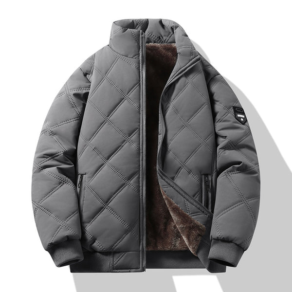 Autumn And Winter Fleece Lined Coat Men