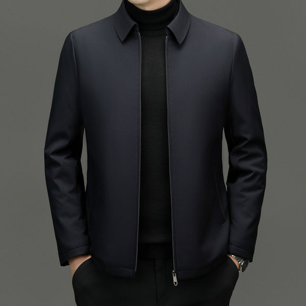 Middle-aged Father Business Casual Pure Color Cotton Clothing Tide
