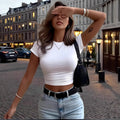 Spicy Girl Slim-fit Crop Top For Women