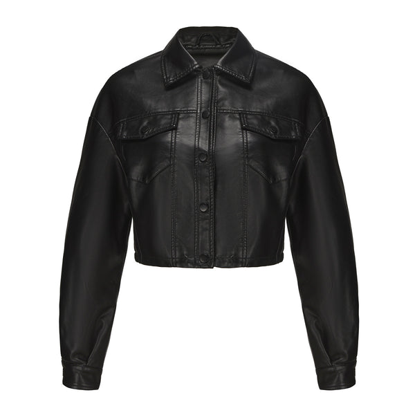 Women's Long-sleeved Single-breasted Short Jacket European And American