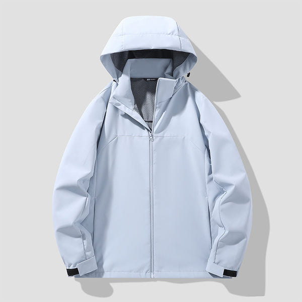 Outdoor Couple's Hardshell Jacket Single-Layer Hiking Coat