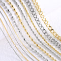 Copper-plated 18k Gold DIY Hip-hop All-match Chain Necklace
