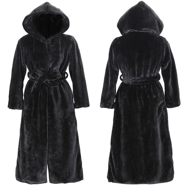 Thickened Long Faux Fur Parka-style Coat