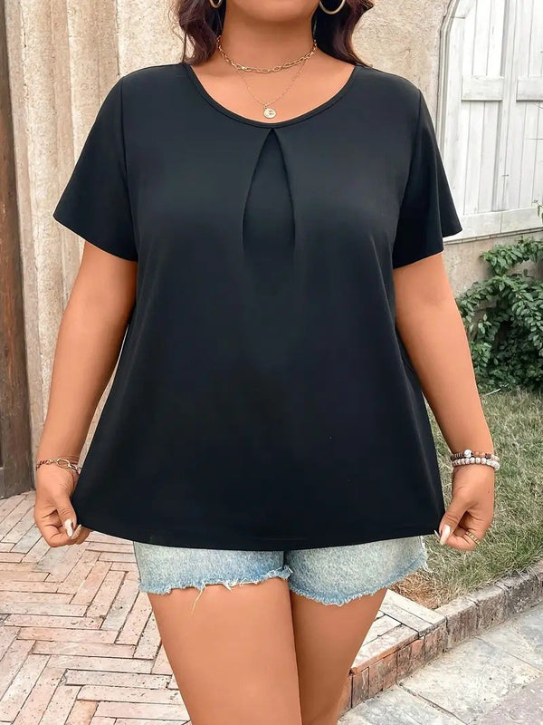 Patchwork Fashionable Lace-trimmed T-shirt Womens Clothing