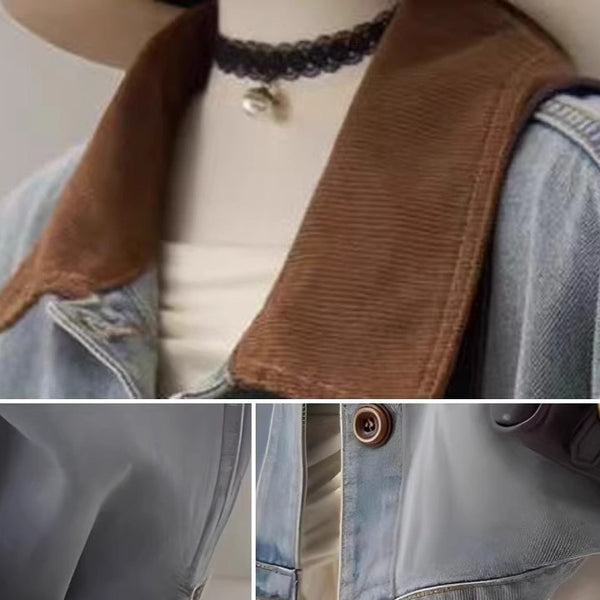 Women's American-style Vintage Denim Jacket