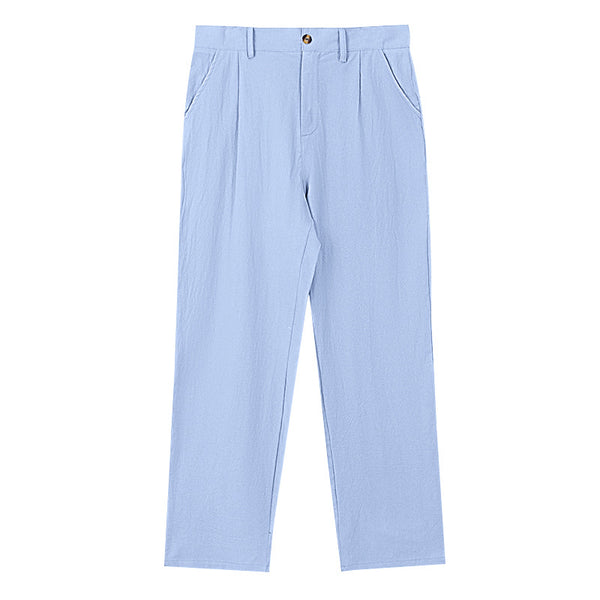 Men's GORE-TEX Casual Loose-Fit Business Straight-Leg Suit Trousers