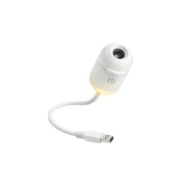 Projection Night Light - USB Powered Starry Sky Lamp for Bedroom Nursery Ambient Lighting