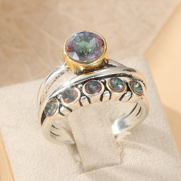 Chen Yue Cross-Border Man-Made Zirconia Ring