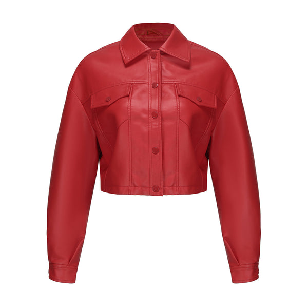 Women's Long-sleeved Single-breasted Short Jacket European And American