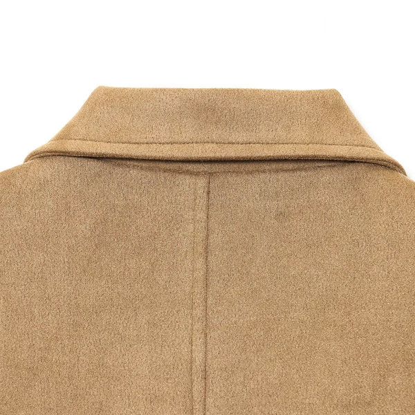New Fashion Loose Casual Elegant Minimalist Suede Coat Jacket