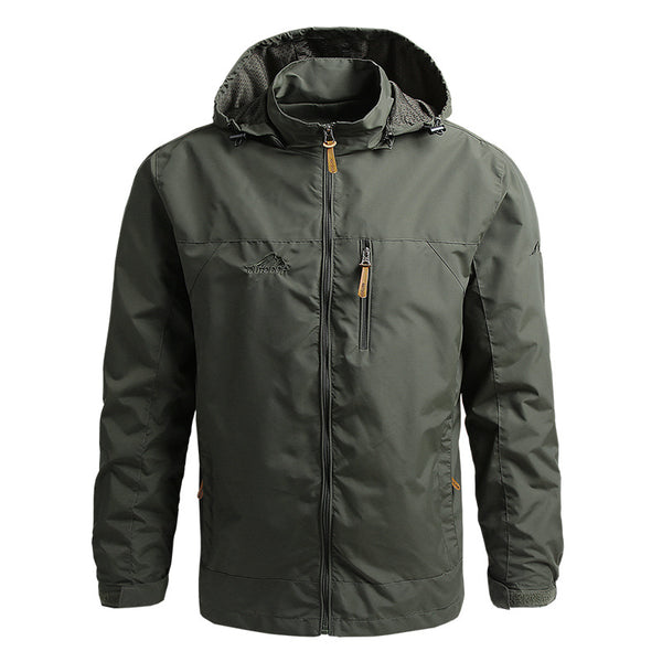 Mountaineering Shell Jacket Windcheater Outdoor Sports Jacket Men's Clothing