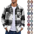 Button Up Casual Retro AutumnWinter Mens Shirt