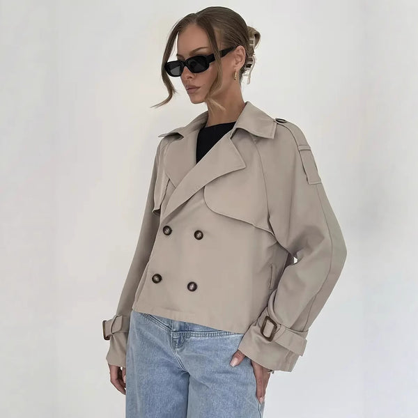 Designer Lapel Fashionable And Versatile Outerwear
