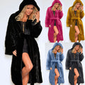 Thickened Long Faux Fur Parka-style Coat