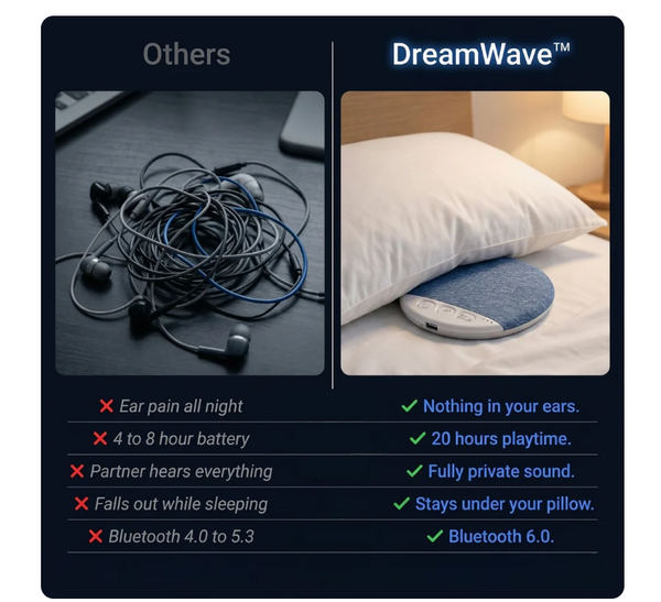 Pillow Speaker For Bedroom Sleeping Multi-functional Bluetooth Music Audio With White Noise Immersive Sleep Perfect GIft